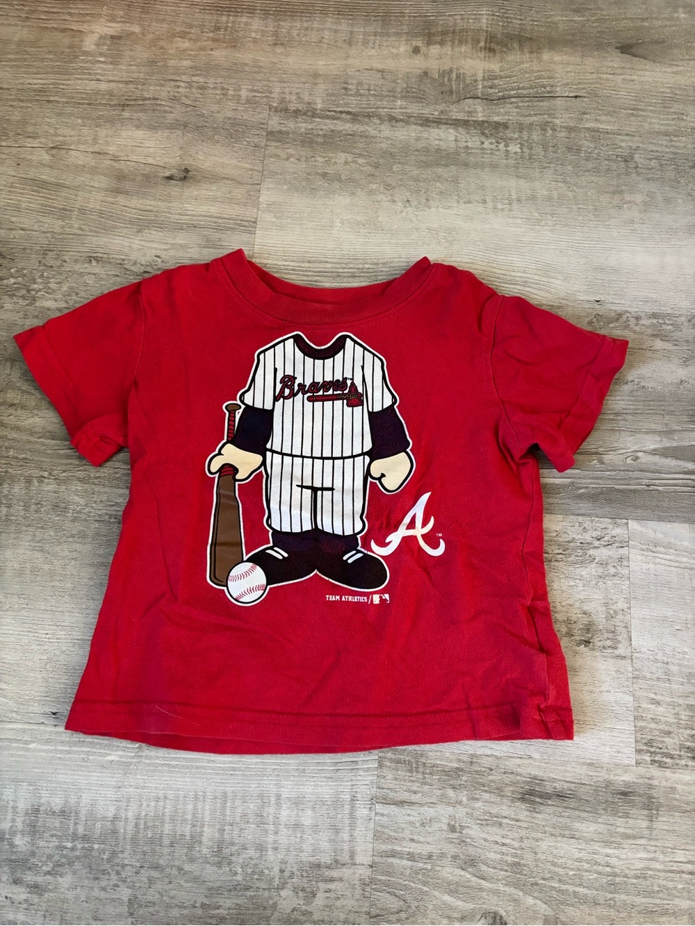 Atlanta Braves Red Kids Graphic Tee